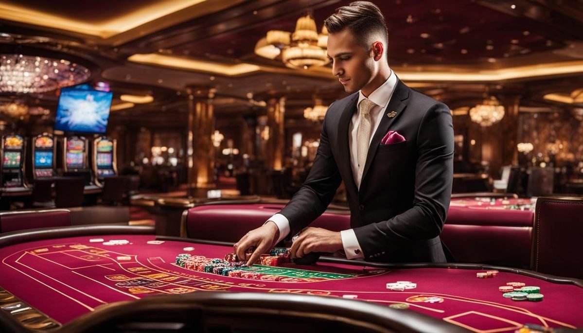 Studio VIP Roulette togel hkg dengan dealer profesional, roda roulette, dan kamera multi-sudut HD